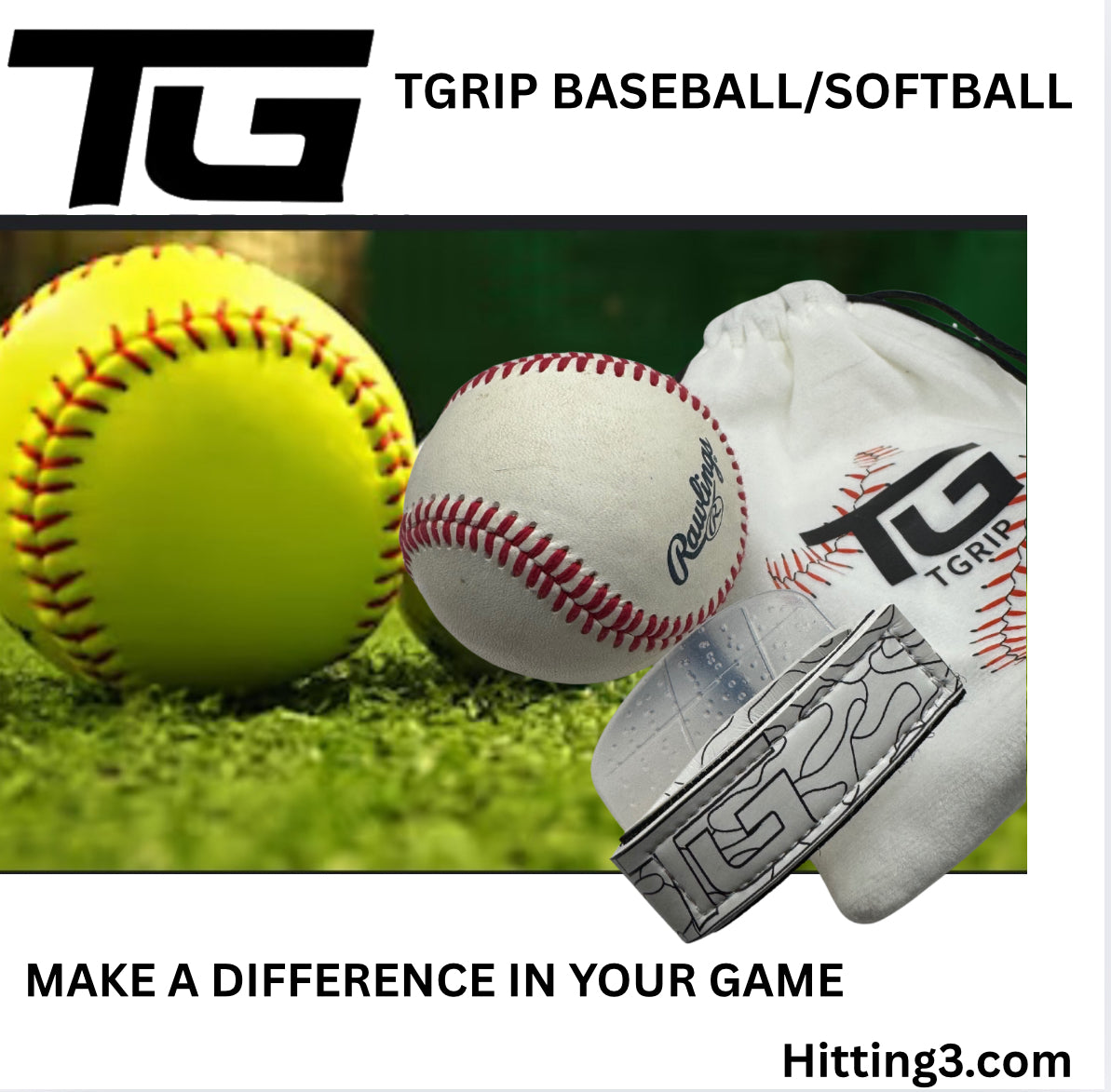 Baseball T-Grip Puts the bat in the proper position for batters of all ages and abilities.
