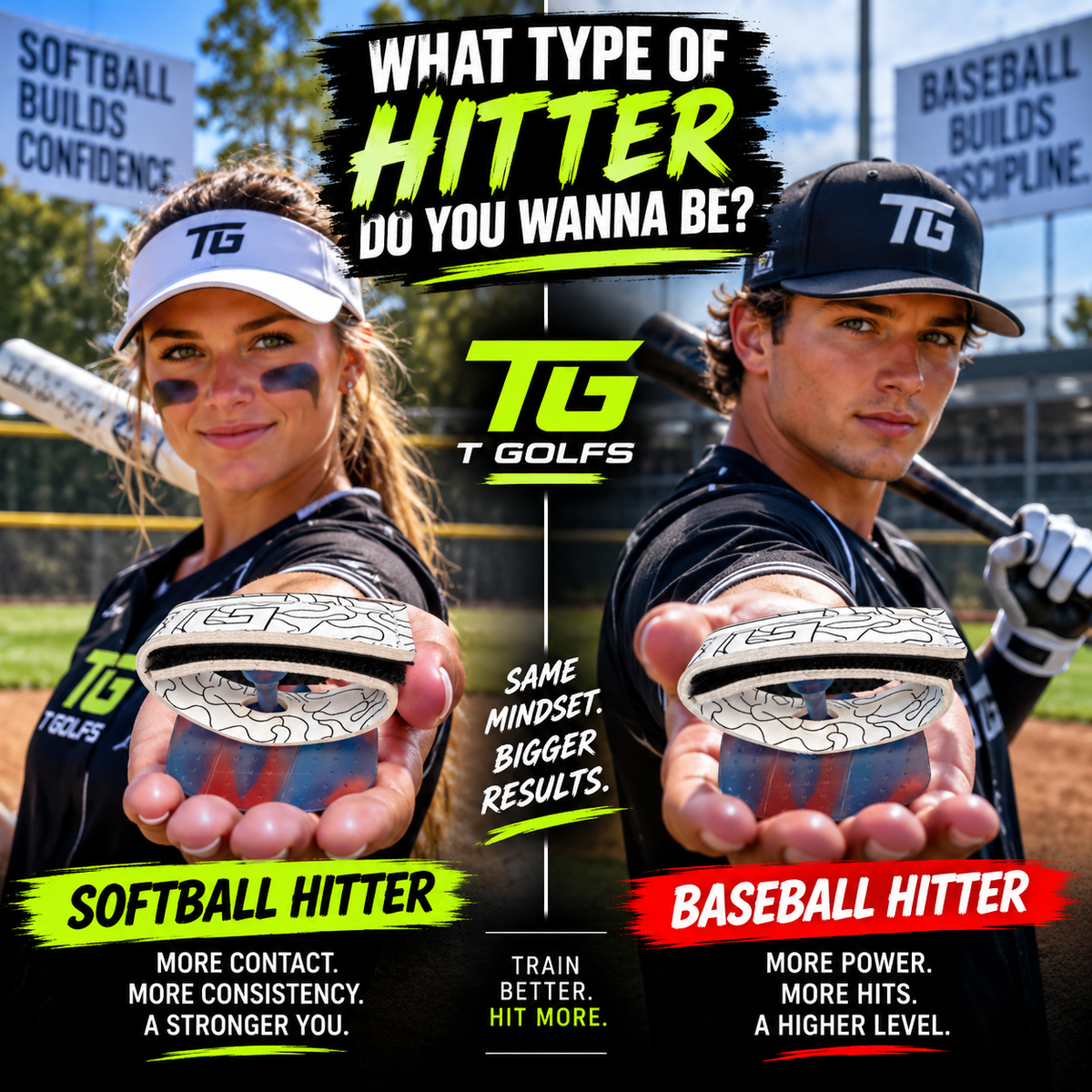 T-Grip Puts the bat in the proper position for batters of all ages and abilities. This is a single T-Grip and bag. For Baseball/softball players